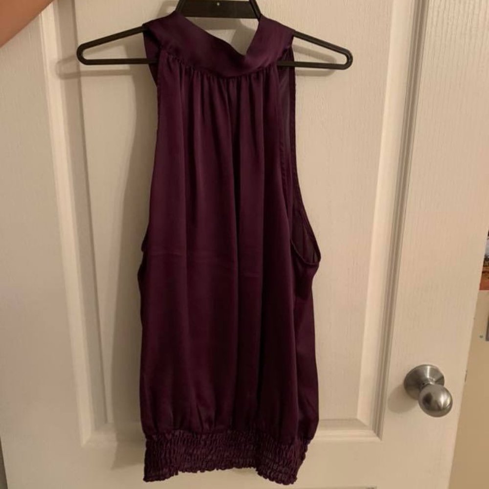 Purple Halter Top